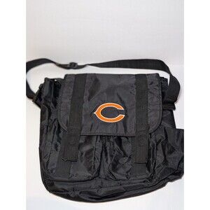 NFL Chicago Bears Black Messenger Bag For Men Or Women